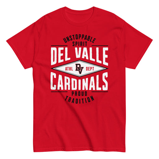 Del Valle High School Cardinals Red Classic Unisex T-shirt 210