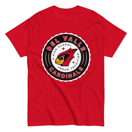 Del Valle High School Cardinals Red Classic Unisex T-shirt 216