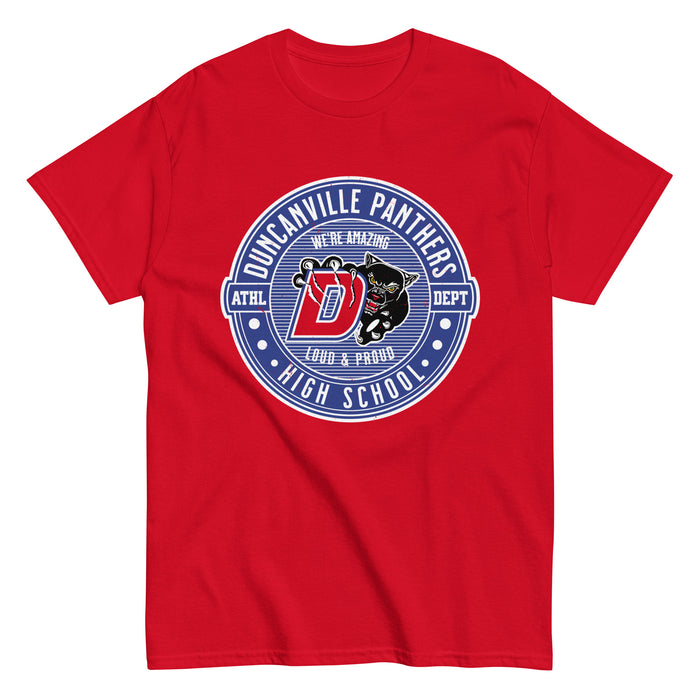 Duncanville High School Panthers Red Classic Unisex T-shirt 224