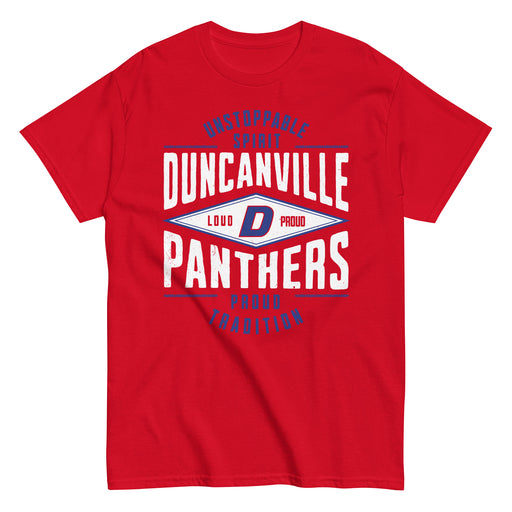 Duncanville High School Panthers Red Classic Unisex T-shirt 210