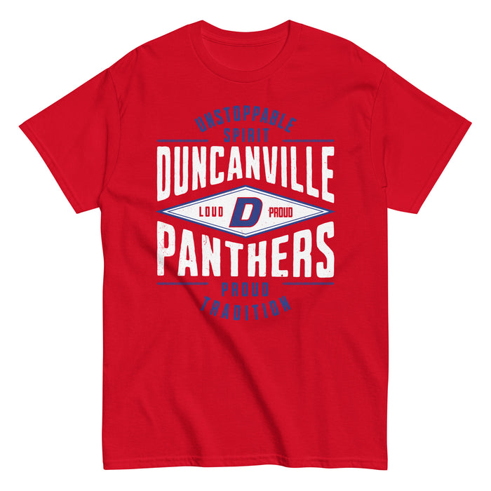 Duncanville High School Panthers Red Classic Unisex T-shirt 210