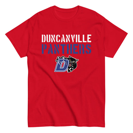 Duncanville High School Panthers Red Classic Unisex T-shirt 017