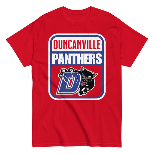 Duncanville High School Panthers Red Classic Unisex T-shirt 001