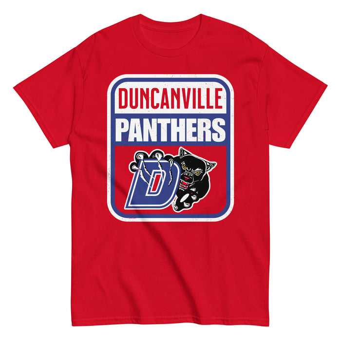 Duncanville High School Panthers Red Classic Unisex T-shirt 001