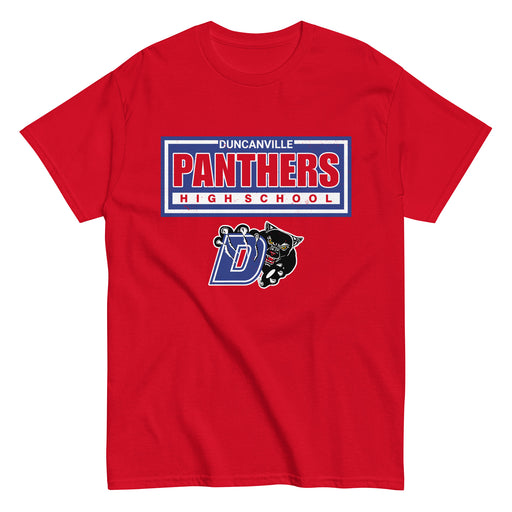 Duncanville High School Panthers Red Classic Unisex T-shirt 049