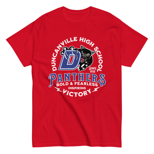 Duncanville High School Panthers Red Classic Unisex T-shirt 206