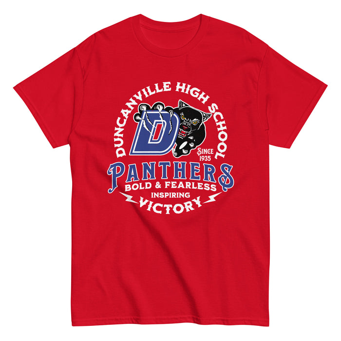 Duncanville High School Panthers Red Classic Unisex T-shirt 206
