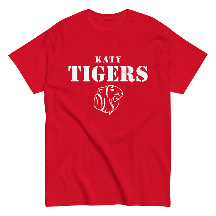 Katy High School Tigers Red Classic Unisex  T-shirt 017
