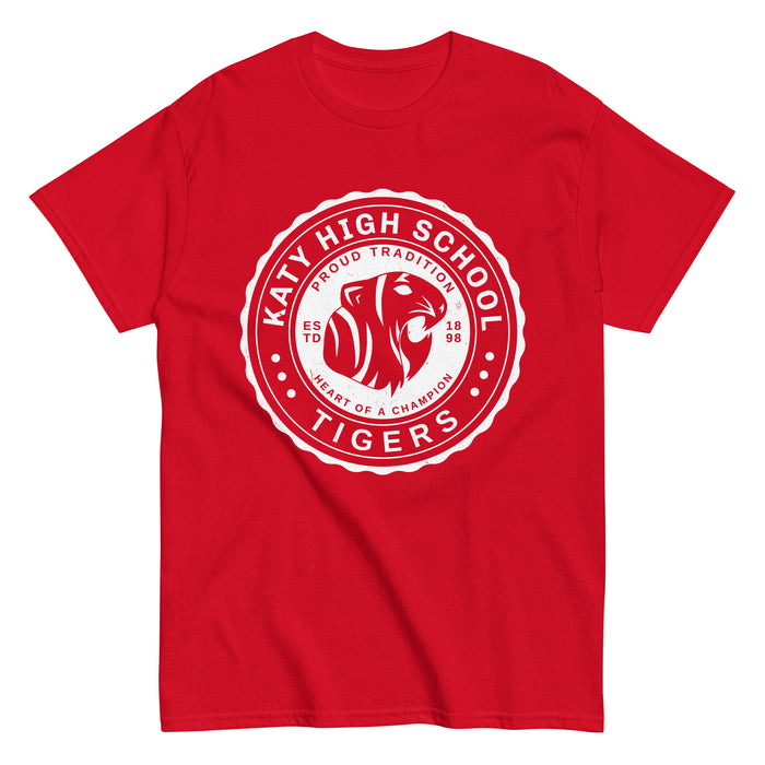 Katy High School Tigers Red Classic Unisex  T-shirt 216
