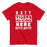 Close-up view of Katy High School Tigers Red Classic Unisex  T-shirt 231