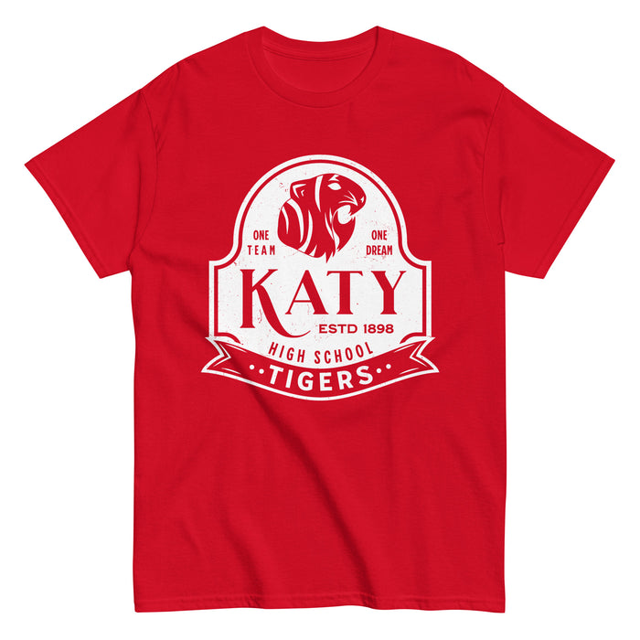 Katy High School Tigers Red Classic Unisex  T-shirt 219