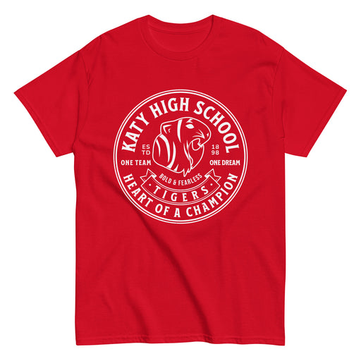 Katy High School Tigers Red Classic Unisex  T-shirt 215
