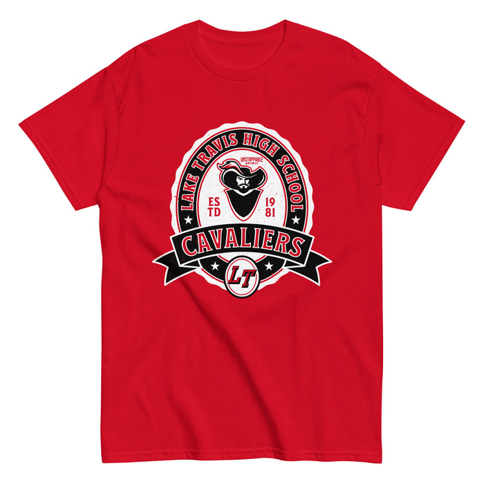 Lake Travis High School Cavaliers Red Classic Unisex T-shirt 212