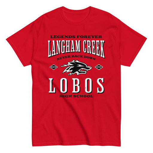 Langham Creek High School Lobos Red Classic Unisex T-shirt 230