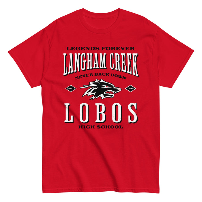 Langham Creek High School Lobos Red Classic Unisex T-shirt 230