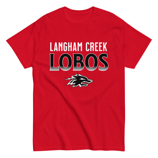 Langham Creek High School Lobos Red Classic Unisex T-shirt 024