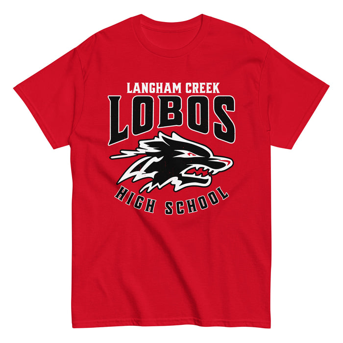 Langham Creek High School Lobos Red Classic Unisex T-shirt 213