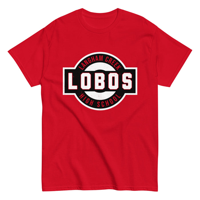 Langham Creek High School Lobos Red Classic Unisex T-shirt 011