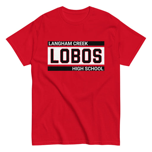 Langham Creek High School Lobos Red Classic Unisex T-shirt 098