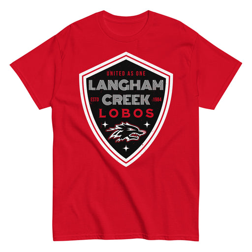 Langham Creek High School Lobos Red Classic Unisex T-shirt 225