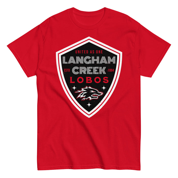 Langham Creek High School Lobos Red Classic Unisex T-shirt 225