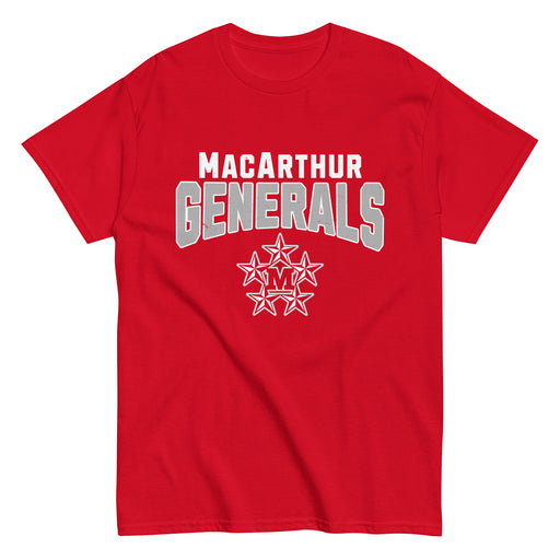 MacArthur High School Generals Red Classic Unisex T-shirt 234
