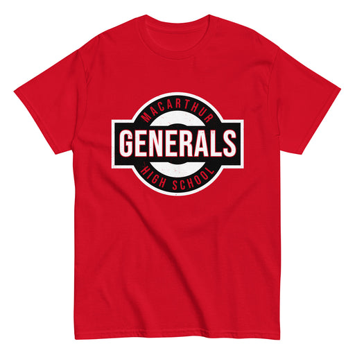 MacArthur High School Generals Red Classic Unisex T-shirt 011