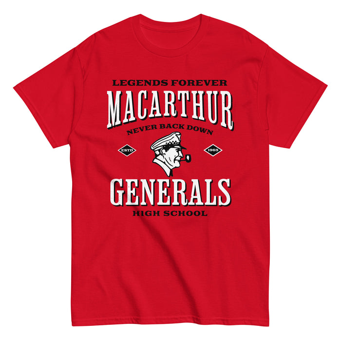 MacArthur High School Generals Red Classic Unisex T-shirt 230
