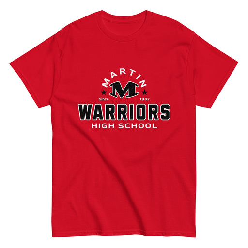 Martin High School Warriors Red Classic Unisex T-shirt 222