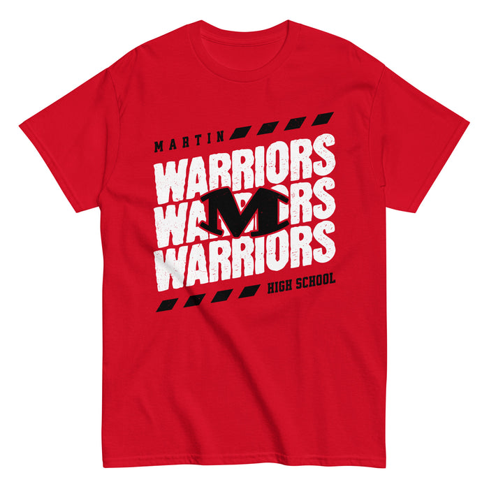 Martin High School Warriors Red Classic Unisex T-shirt 223