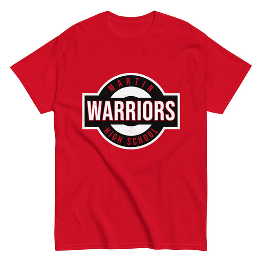 Martin High School Warriors Red Classic Unisex T-shirt 011
