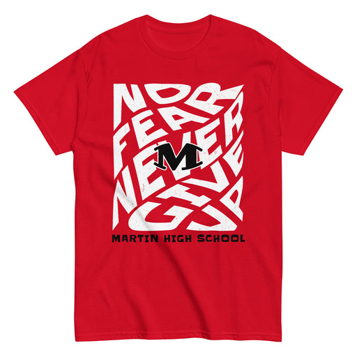 Martin High School Warriors Red Classic Unisex T-shirt 236