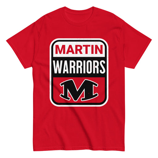Martin High School Warriors Red Classic Unisex T-shirt 001