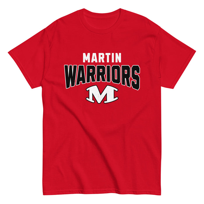 Martin High School Warriors Red Classic Unisex T-shirt 234