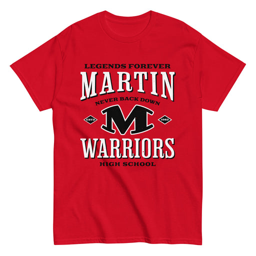Martin High School Warriors Red Classic Unisex T-shirt 230