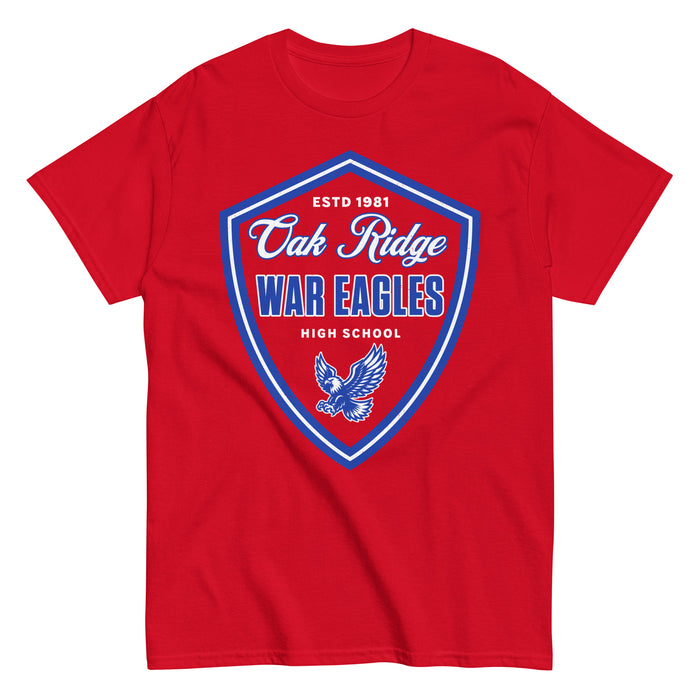 Oak Ridge High School War Eagles Red Classic Unisex T-shirt 225