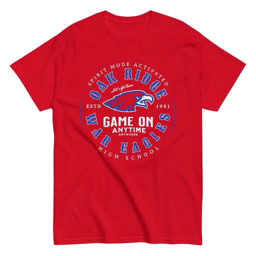 Oak Ridge High School War Eagles Red Classic Unisex T-shirt 214