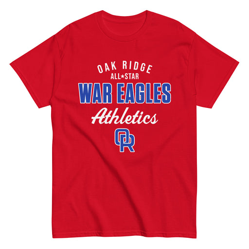 Oak Ridge High School War Eagles Red Classic Unisex T-shirt 034
