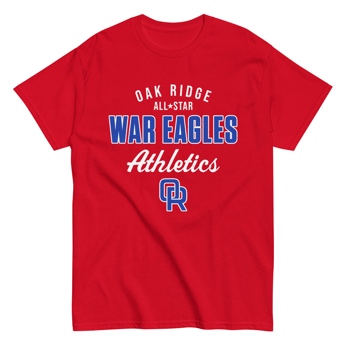 Oak Ridge High School War Eagles Red Classic Unisex T-shirt 034