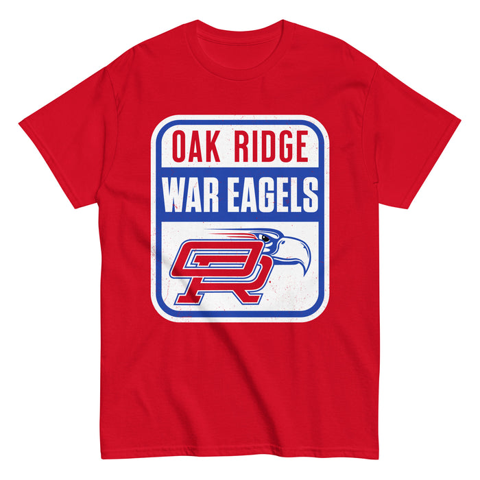 Oak Ridge High School War Eagles Red Classic Unisex T-shirt 001