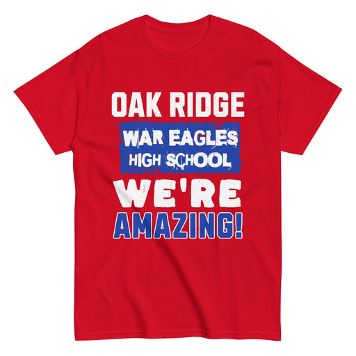 Oak Ridge High School War Eagles Red Classic Unisex T-shirt 231