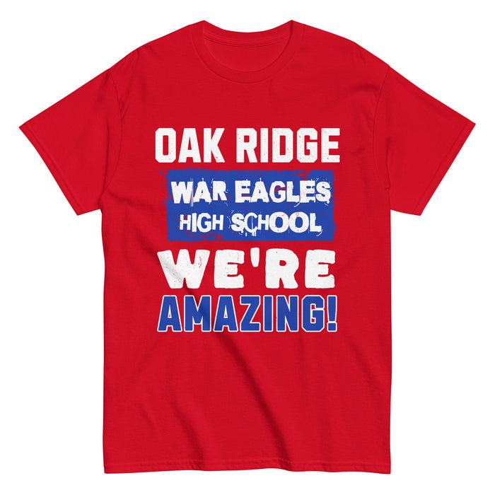 Oak Ridge High School War Eagles Red Classic Unisex T-shirt 231