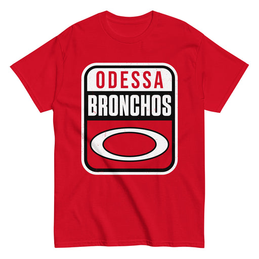 Odessa High School Bronchos Red Classic Unisex T-shirt 001