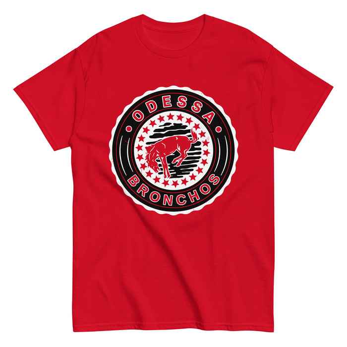 Odessa High School Bronchos Red Classic Unisex T-shirt 216