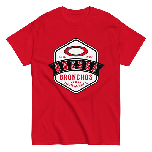 Odessa High School Bronchos Red Classic Unisex T-shirt 209