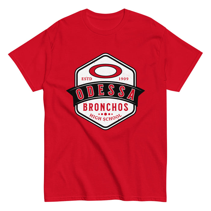 Odessa High School Bronchos Red Classic Unisex T-shirt 209