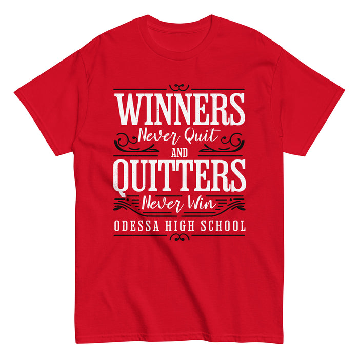 Odessa High School Bronchos Red Classic Unisex T-shirt 237