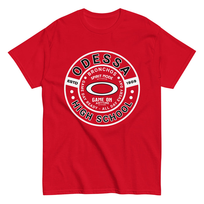 Odessa High School Bronchos Red Classic Unisex T-shirt 239