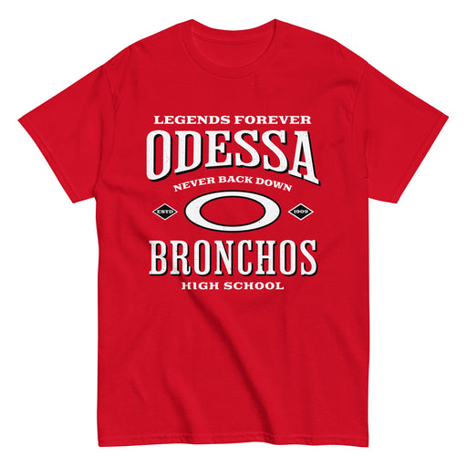 Odessa High School Bronchos Red Classic Unisex T-shirt 230