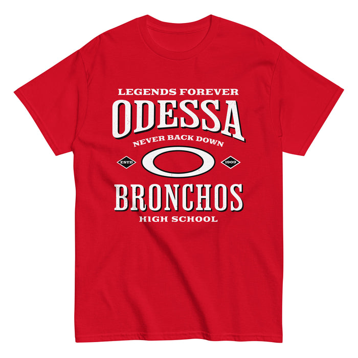Odessa High School Bronchos Red Classic Unisex T-shirt 230